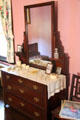 Vanity dresser in Alice's bedroom at Roosevelt's House Sagamore Hill NHS. Cove Neck, NY.