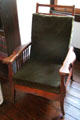 Morris chair in Gun Room at Roosevelt's House Sagamore Hill NHS. Cove Neck, NY.