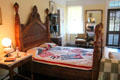 Daniel Pabst & Frank Furness bedstead in master bedroom at Roosevelt's House Sagamore Hill NHS. Cove Neck, NY.