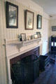 Fireplace in Edith's south bedroom at Roosevelt's House Sagamore Hill NHS. Cove Neck, NY.