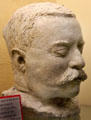 Theodore Roosevelt death mask by James E. Fraser at Old Orchard Museum at Sagamore Hill NHS. Cove Neck, NY.
