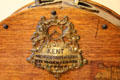Kent knife cleaner from London coat of arms at Vanderbilt Mansion. Centerport, NY.