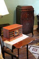 Crosley table radio & phonograph in servant's break room at Vanderbilt Mansion. Centerport, NY.