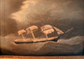 Ship Timor in gale painting at Vanderbilt Mansion. Centerport, NY.