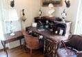 Replica of Napoleonic desk with bust of Napoleon in Mr. Vanderbilt's bedroom at Vanderbilt Mansion. Centerport, NY.