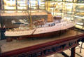 Model of William K. Vanderbilt II's motor yacht Alva at Vanderbilt Mansion. Centerport, NY.