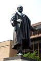 Statue of President James Garfield on Piatt Park. Cincinnati, OH.