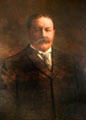 William Howard Taft portrait at Taft House NHS. Cincinnati, OH.
