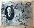 William Howard Taft dinner menu at Taft House NHS. Cincinnati, OH.