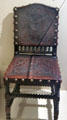 Spanish-style chair purchased by W.H. Taft while Governor General of the Philippines at Taft House NHS. Cincinnati, OH.