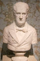 Reverend Lyman A. Beecher marble sculpture by Caroline Wilson at Cincinnati Art Museum. Cincinnati, OH.