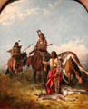 Indians Hunting painting by John Mix Stanley at Cincinnati Art Museum. Cincinnati, OH.
