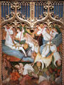 Fall of the Angels tempera panel by Nicolás Francés of Spain at Cincinnati Art Museum. Cincinnati, OH.
