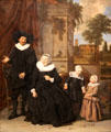 Portrait of a Dutch Family painting by Frans Hals of Haarlem, The Netherlands at Cincinnati Art Museum. Cincinnati, OH.