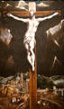 Christ on the Cross with View of Toledo painting by El Greco of Spain at Cincinnati Art Museum. Cincinnati, OH.