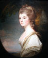 Portrait of Elizabeth, Duchess-Countess of Sutherland by George Romney of England at Cincinnati Art Museum. Cincinnati, OH.