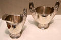 Silver bowl & creamer by Tiffany & Co. at Cincinnati Art Museum. Cincinnati, OH.