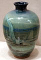 Earthenware vase by Artus Van Briggle of Rookwood Pottery Co. of Cincinnati at Cincinnati Art Museum. Cincinnati, OH.