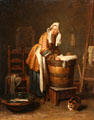 Washerwoman painting by Jean-Siméon Chardin at Toledo Museum of Art. Toledo, OH.