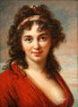 Portrait of Isabella Teotochi Marini by Louise-Élisabeth Vigée-Le Brun at Toledo Museum of Art. Toledo, OH