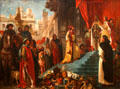 Return of Christopher Columbus painting by Eugène Delacroix at Toledo Museum of Art. Toledo, OH.