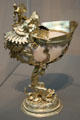 Dutch Nautilus Cup in gilded silver mounts 1596 by Jan Jacobsz. van Royesteyn at Toledo Museum of Art. Toledo, OH