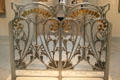 French Art Nouveau wrought iron gate by Louis Majorelle at Toledo Museum of Art. Toledo, OH.