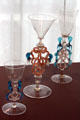 Netherland serpent goblets at Toledo Glass Pavilion. Toledo, OH.