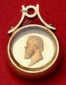 Rutherford B. Hayes portrait pendant at Hayes Library. Fremont, OH