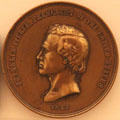 Franklin Pierce medal. Fremont, OH.