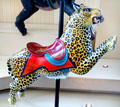 Carousel leopard by Philadelphia Toboggan Co. at Merry-Go-Round Museum. Sandusky, OH.