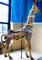 Carousel giraffe by E. Joy Morris at Merry-Go-Round Museum. Sandusky, OH.