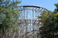 Gemini wood supported roller coaster at Cedar Point. Sandusky, OH.