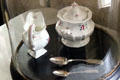 Sugar & creamer set at Edison Birthplace Museum. Milan, OH.