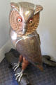 Owl-shaped music box by Fred Zimbalist at Milan Historical Museum. Milan, OH