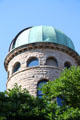 Domed observatory atop Peters Hall at Oberlin College. Oberlin, OH.