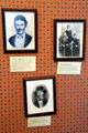 Photos of black abolitionists in Monroe House at Oberlin Heritage Center. Oberlin, OH.