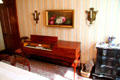 Spinette piano in dining room of Monroe House at Oberlin Heritage Center. Oberlin, OH.