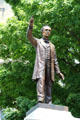 Civil War Union Brevet Brigadier General William Harvey Gibson statue. Tiffin, OH.