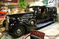 Packard Model 1508 commercial car chassis Miller Art Carved hearse , from Detroit, MI & Bellfontaine, OH, at Canton Classic Car Museum. Canton, OH.