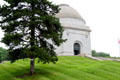 View of McKinley National Memorial & grounds. Canton, OH.