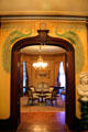 Archway to parlor at Hower House. Akron, OH.