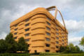 Longaberger Office Building shaped as world's largest apple basket. Newark, OH