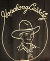 Hopalong Cassidy rope design at Hopalong Cassidy Museum. Cambridge, OH