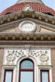 Detail of East Liverpool Carnegie Public Library. East Liverpool, OH.
