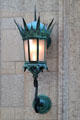 Bronze light fixture on annex of Ohio State Capitol. Columbus, OH.