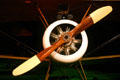 Nose view of British Sopwith Camel F-1 biplane replica at National Museum of USAF. Dayton, OH.