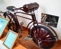 Dayton Motorwheel bicycle or motorcycle by Davis Sewing Machine Co. of Dayton, OH at Carillon Historical Park. Dayton, OH.