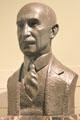 Orville Wright bronze bust by Seth M. Velsey at Wright Brothers Aviation Center. Dayton, OH.