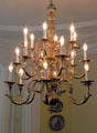 Chandelier in dining room at Wright's Hawthorn Hill. Dayton, OH.